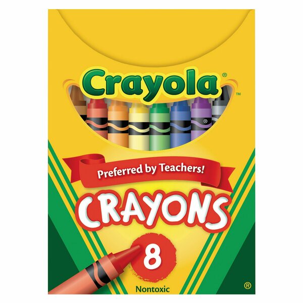 Crayola Crayola Tuck Box Crayon, Assorted, PK8 520008